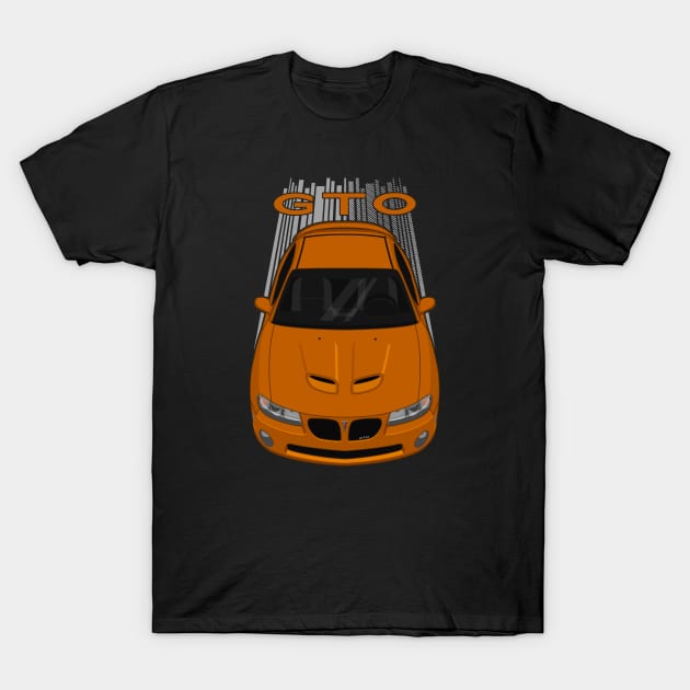 Pontiac GTO 2004-2006 - Brazen Orange T-Shirt by V8social